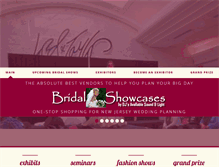 Tablet Screenshot of bridalshowcases.com